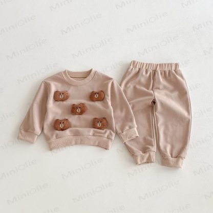 2-teiliges Tier Set für Baby und Kleinkind - Khaki Bär - 8Y - image 10