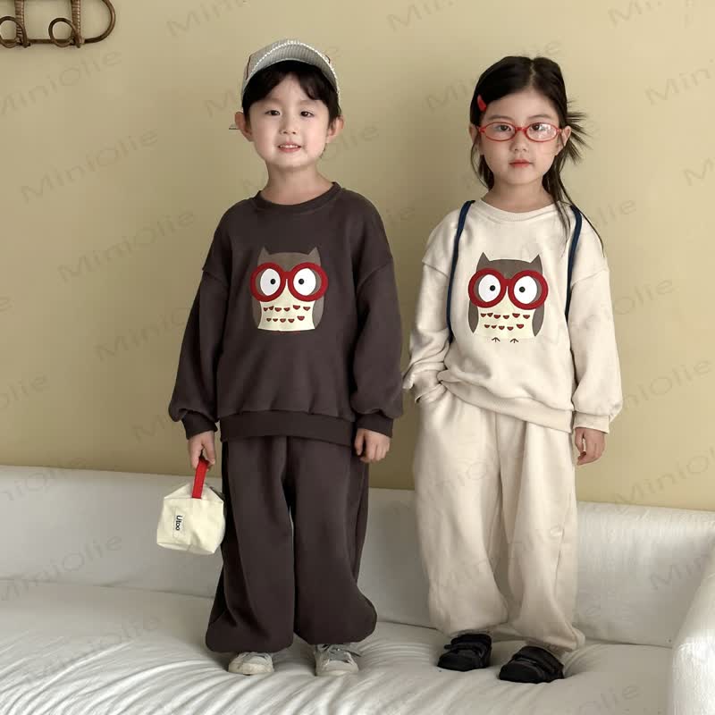 Kleinkind - Eulen-2-teiliges Set - image 1