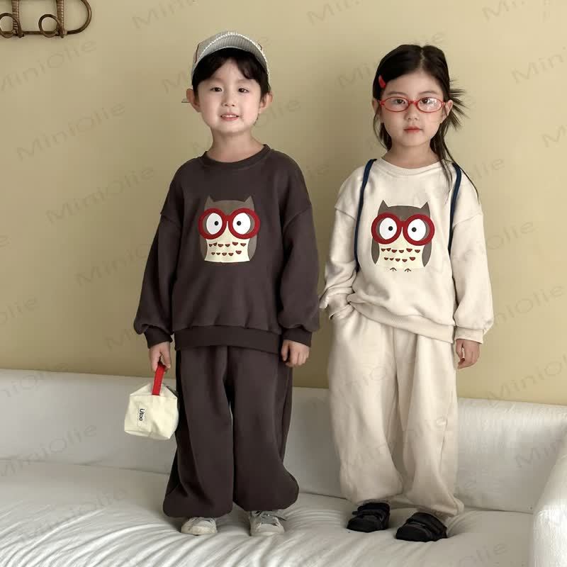Kleinkind - Eulen-2-teiliges Set - image 1