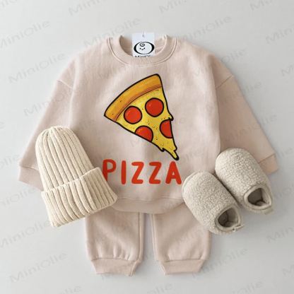  PIZZA Baby Beige 2-teiliges Set - Beige - 2-3J - image 1