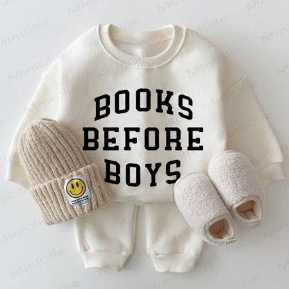 BOOKS BEFORE BOYS Baby Sweatshirt Set , weiß, 2-teilig - Weiß - 2-3J - image 1