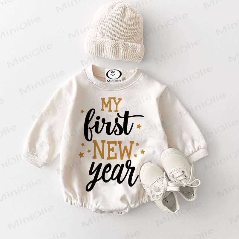 MY FIRST NEW YEAR Baby Bodysuit in Weiß - Weiß - 18-24M - image 1