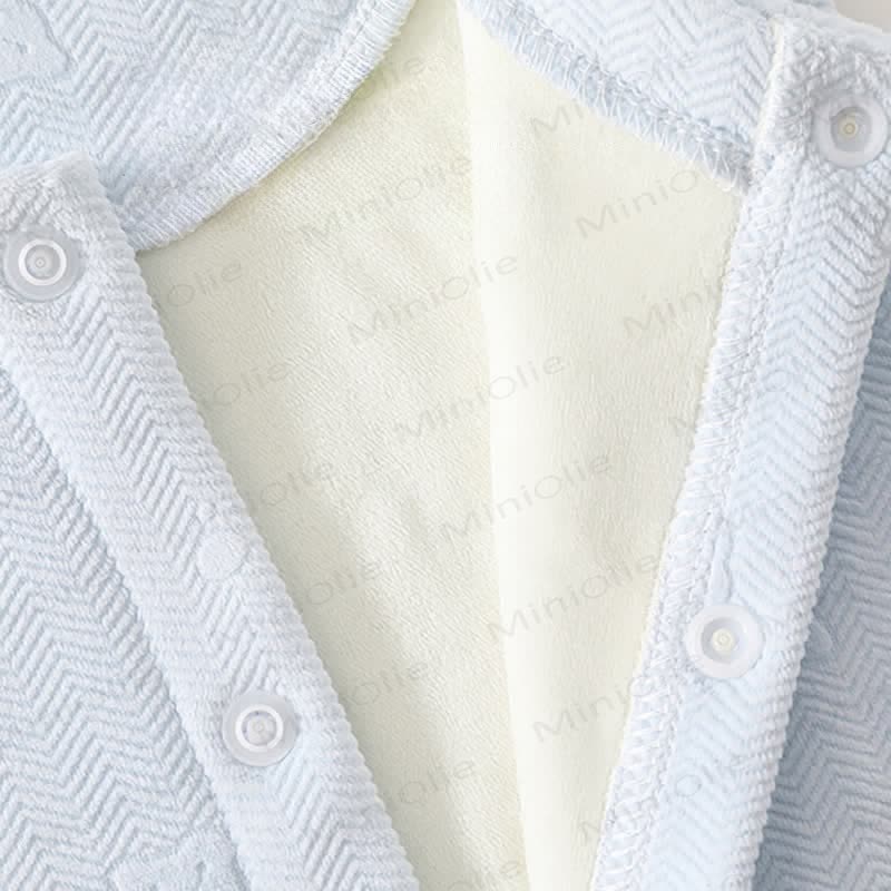 Baby Fleece Bear Pocket Romper - image 2