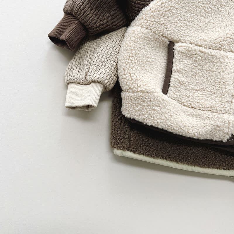 Baby und Kleinkind Oberbekleidung mit Rundhalsausschnitt und Farbblock - image 5