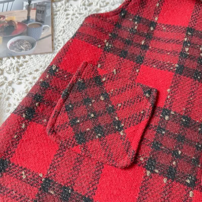 Kleinkind Kleid mit Schleife und Plaid für Kleinkindmädchen & graue Oberbekleidung - image 18