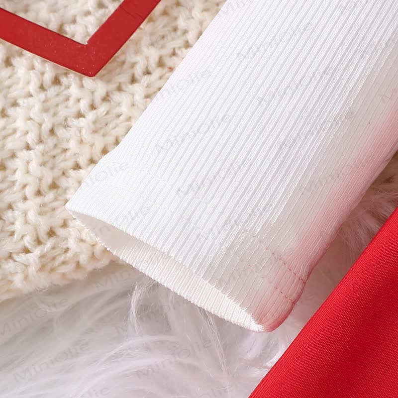 Kleid für Mädchen mit Schleife, Erdbeere und fliegenden Ärmeln - image 2