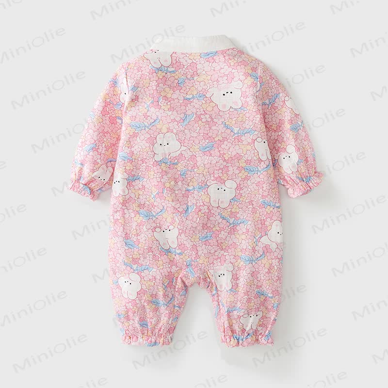 Baby - Strampler mit Hase für Mädchen - image 2