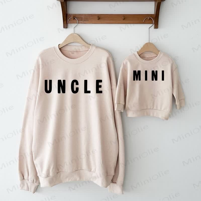 UNCLE/MINI Beige Familien Sweatshirt - Beige - Sweatshirt für Erwachsene: XL - image 1
