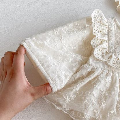 Beige Baby mit Lace und Bodysuit Stirnband - image 6