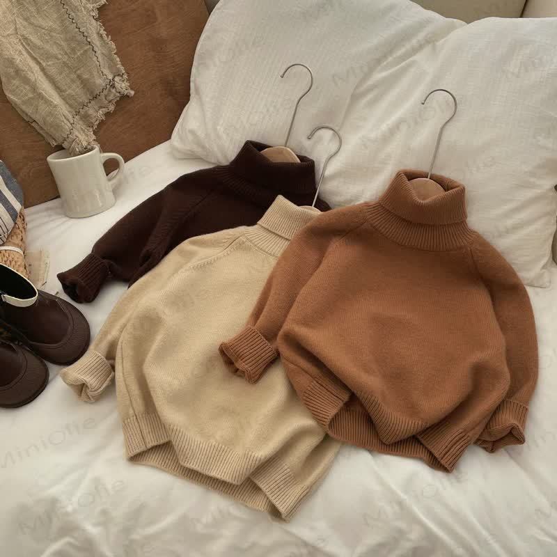 Kind Pullover , Einfarbig - image 1