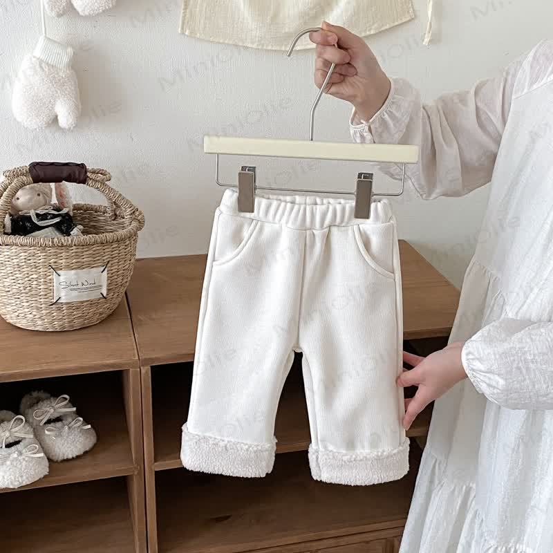 Kleinkind , Einfarbig Hose für Baby und Kleinkinder - Beige - 3-5J - image 4