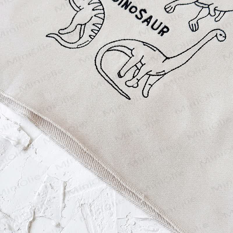 DINOSAUR Baby Junge Beige 2-teiliges Gestickt Set - image 9