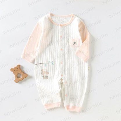 Baby Bär mit Pyjama - Rosa - 18-24M - image 1
