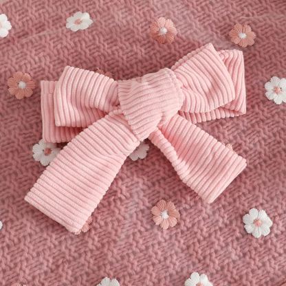 Zweiteiliges Set aus Cord Bodysuit und Overalls für Baby mit Schleife - image 18