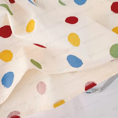 Baby Kleinkind Mädchen Set mit Süß Schleife, Mehrfarbig Punkt, 2-teilig - image 9