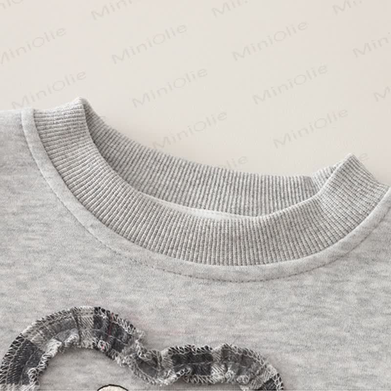 2-teiliges Set für Baby und Kleinkind, Plaid , Liebe - image 5