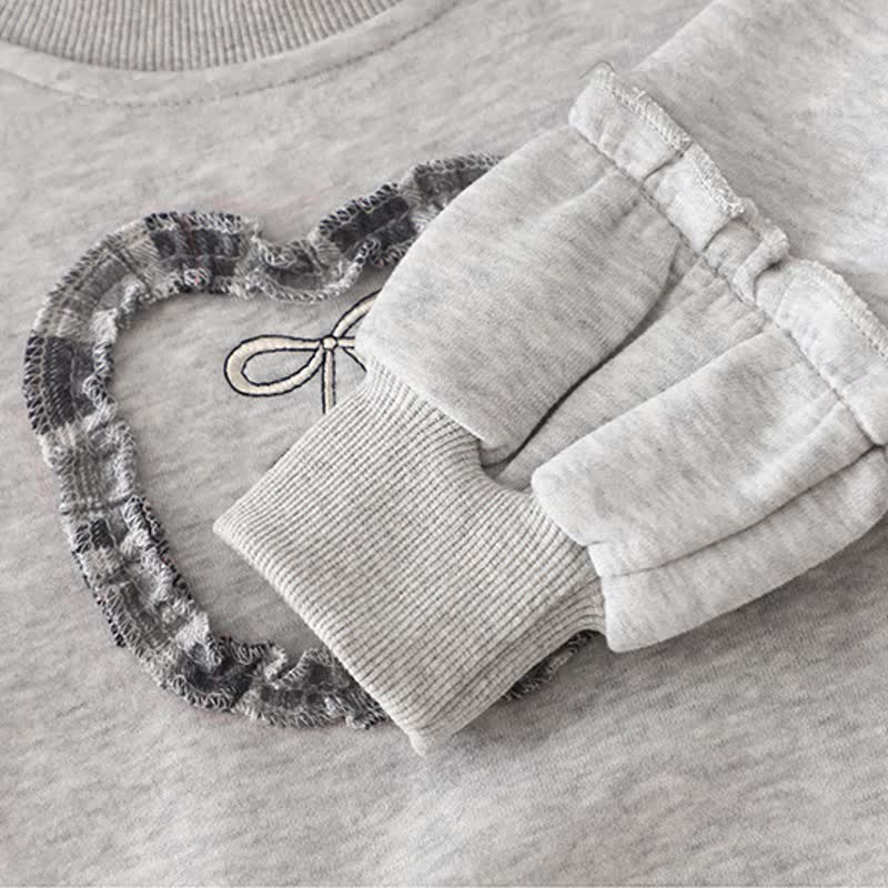 2-teiliges Set für Baby und Kleinkind, Plaid , Liebe - image 8