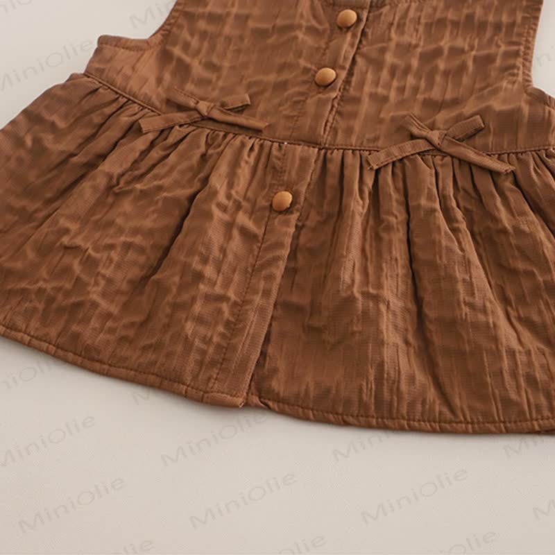 3-teiliges Set mit Schleife für Baby und Kleinkinder , Einfarbig , Mädchen - image 9