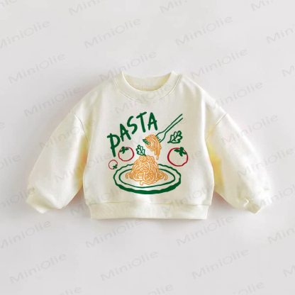 PASTA Baby Kleinkind Sweatshirt - Creme - 3-5J - image 1