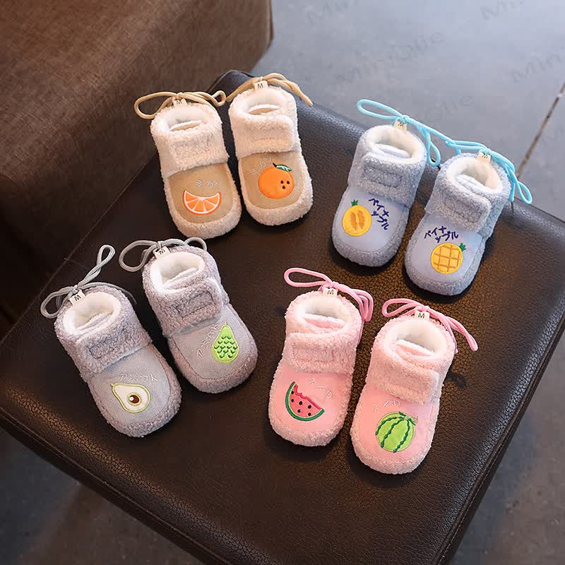 Baby Obst Vlies -gefütterte Babyschuhe - image 1