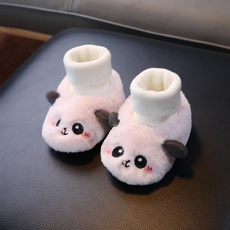 Baby Panda Vlies Schuhe - Rosa - 6-12M - image 7