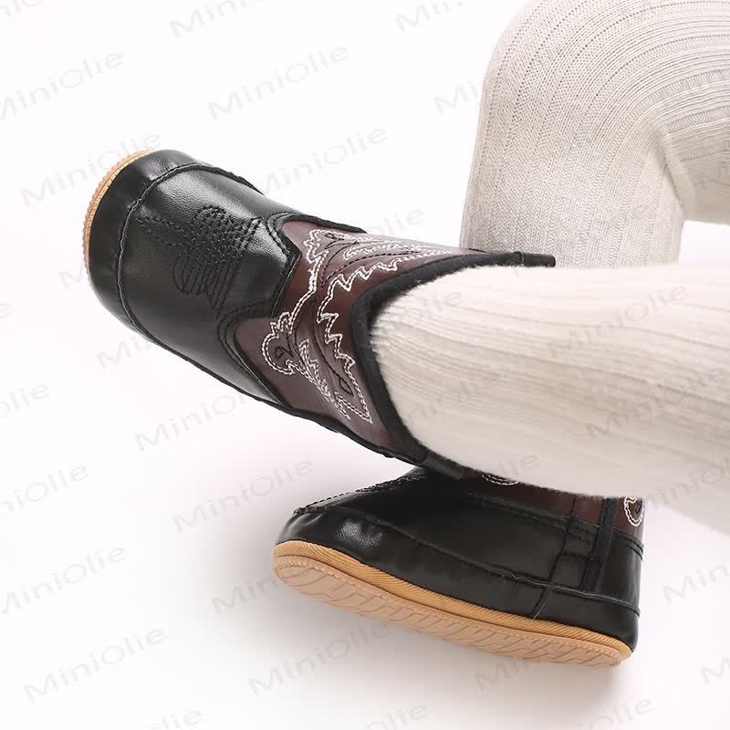 Weiche Baby mit Gestickt Blättermuster - image 11