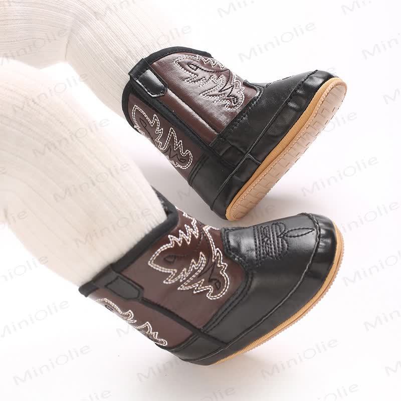 Weiche Baby mit Gestickt Blättermuster - image 12