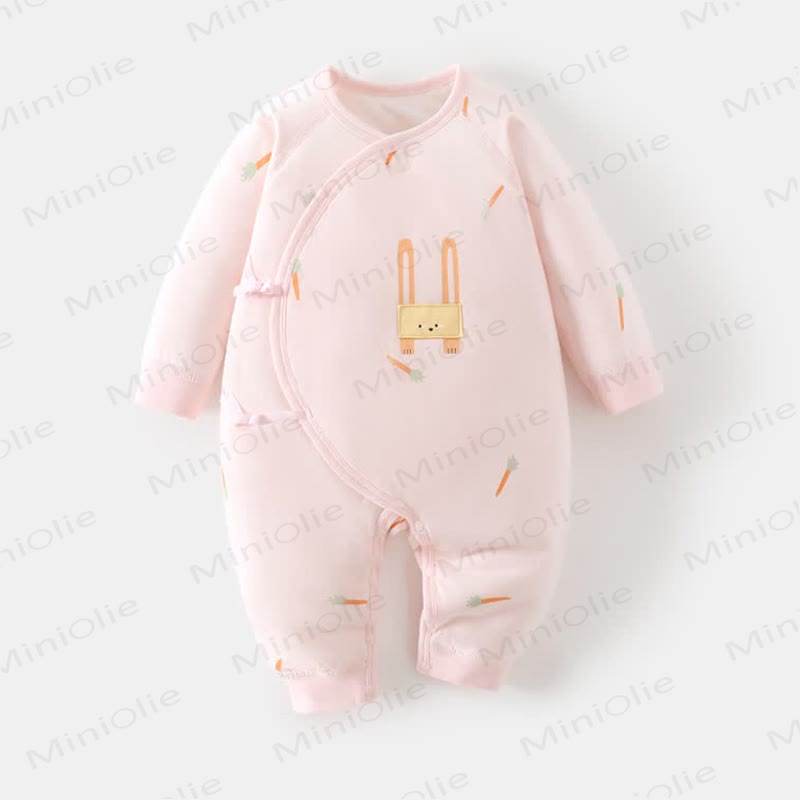 Baby Stepp Strampler mit Gesteppt für Neugeboren - Rosa - 3-6M - image 1