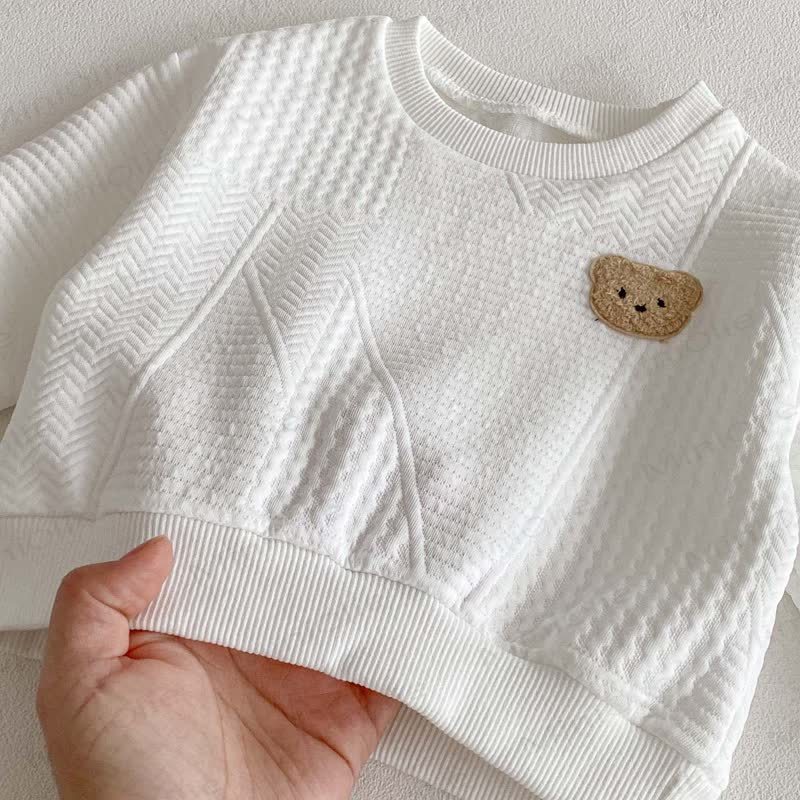 Baby Jungen- Bär -2-teiliges weißes Set - image 7