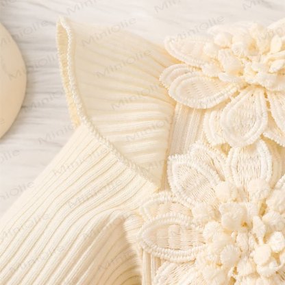 Baby Mädchen Schleife Blume Flügelärmel Lace - Strampler - image 22