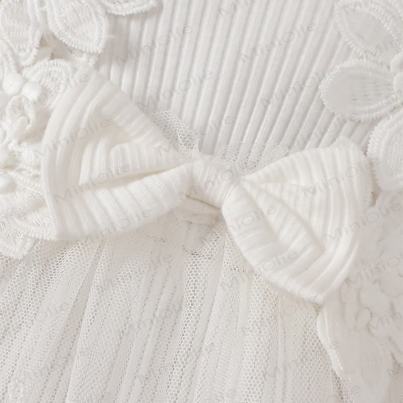 Baby Mädchen Schleife Blume Flügelärmel Lace - Strampler - image 27