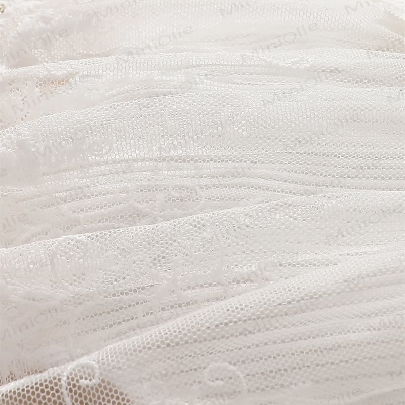 Baby Mädchen Schleife Blume Flügelärmel Lace - Strampler - image 28