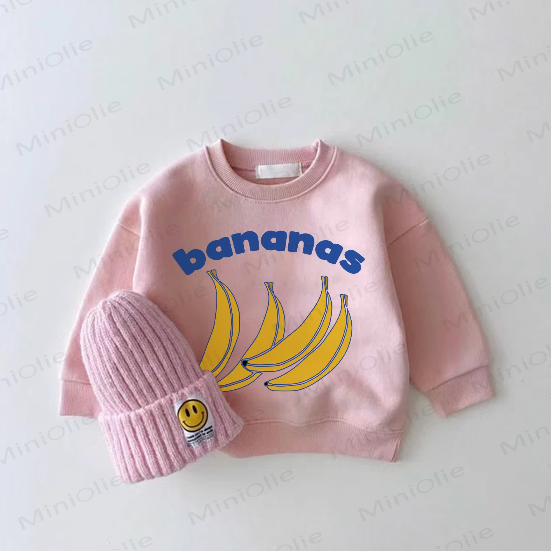 BANANAS Baby Sweatshirt​ - Rosa - 2-3J - image 1