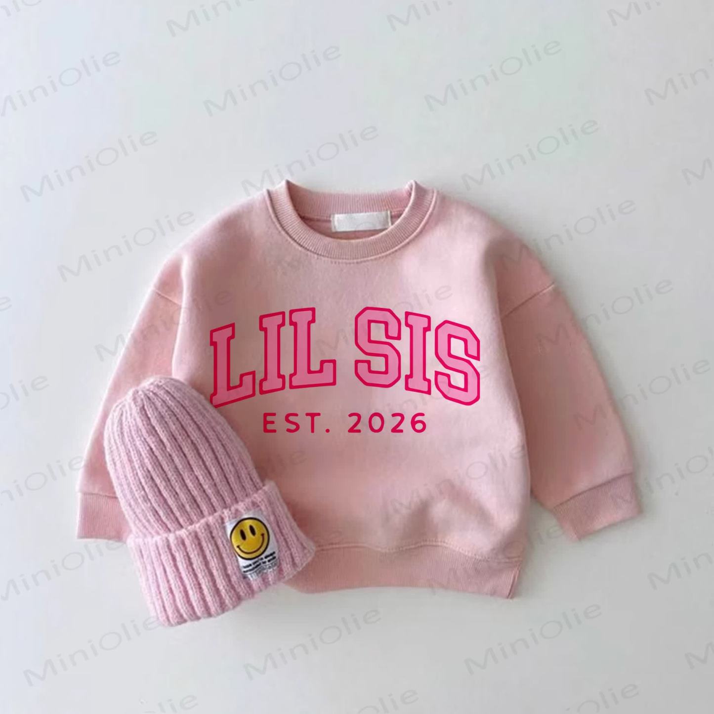 LIL SIS EST. 2026. Sweatshirt Baby Rosa - Rosa - 2-3J - image 1