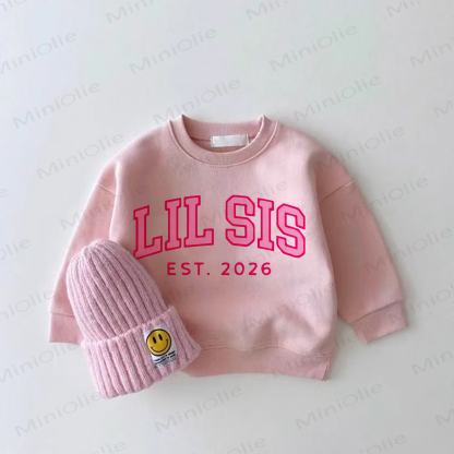 LIL SIS EST. 2026. Sweatshirt Baby Rosa - Rosa - 2-3J - image 1