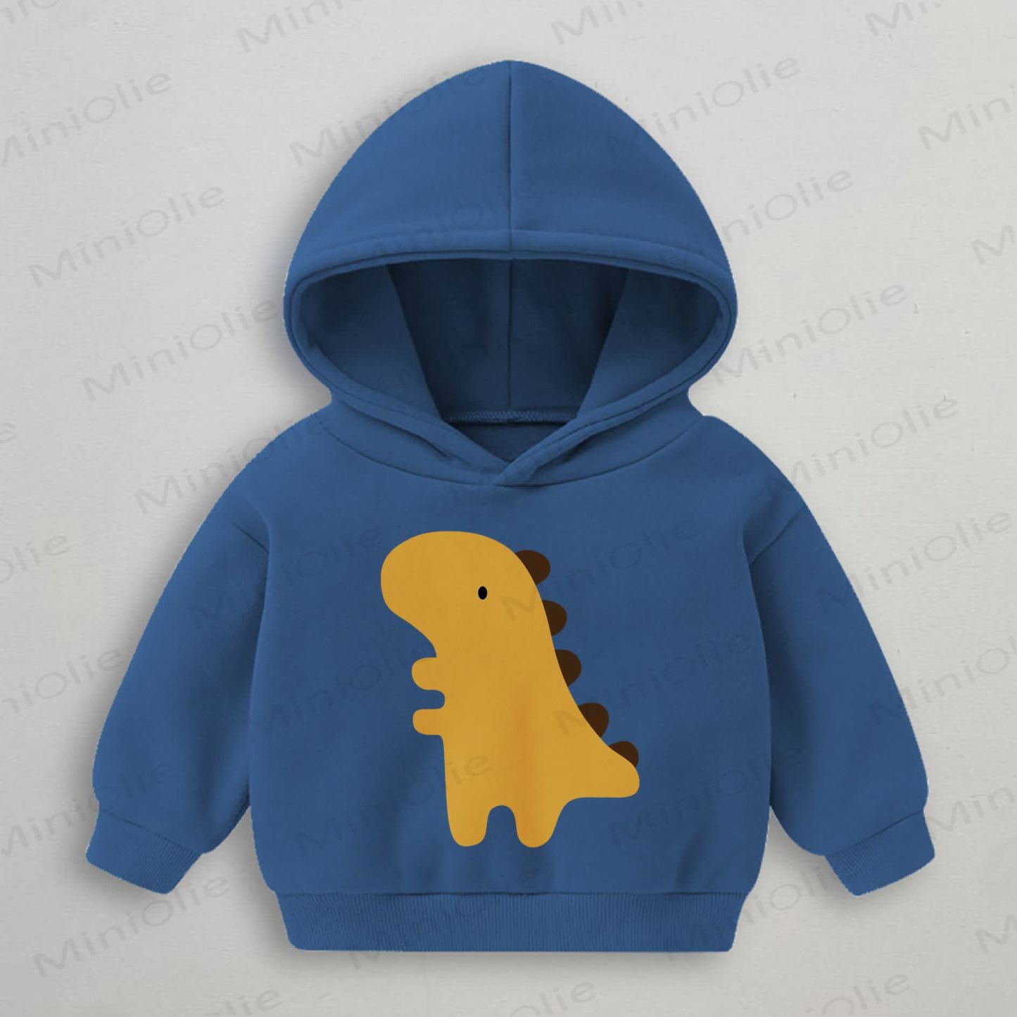 Baby Kleinkind Niedlicher Dinosaurier Blau Hoodie Sweatshirt - Blau - 3-5J - image 1