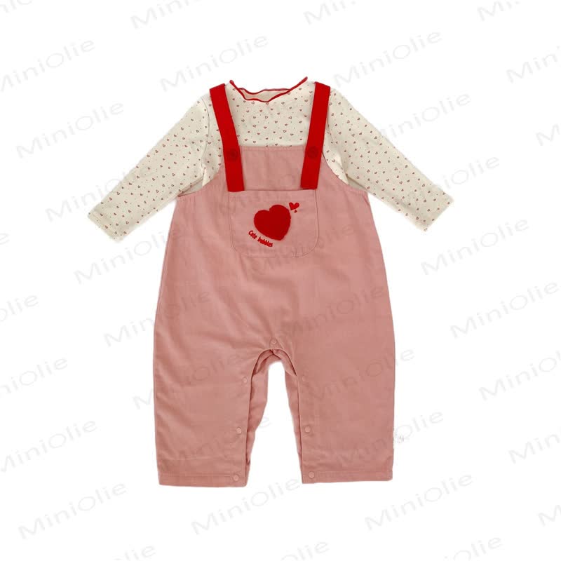 CUTE BUBBLES Baby Kleinkind -Mädchen - Overalls/ Beige Spitze - image 4