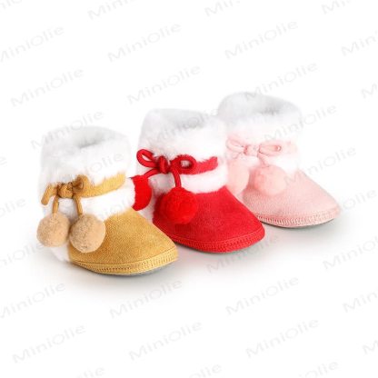 Baby Fleecestiefel mit Bommeln - image 7