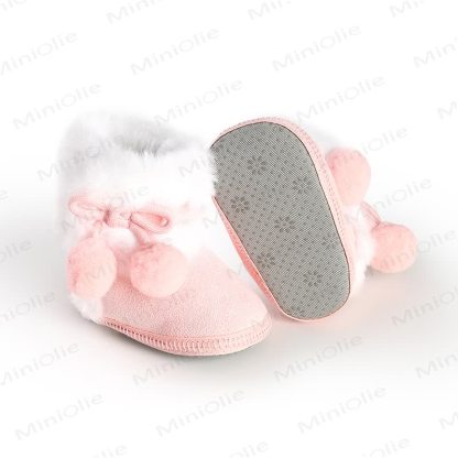 Baby Fleecestiefel mit Bommeln - Rosa - 7C - image 16