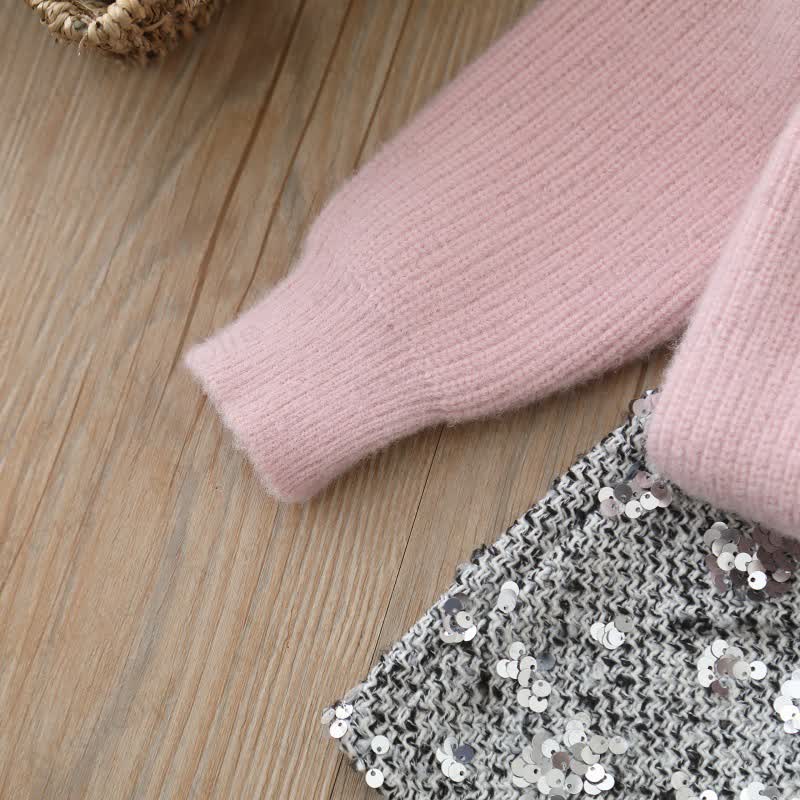 Schleife mit Stricken und Strickjacke für Kleinkind - image 7