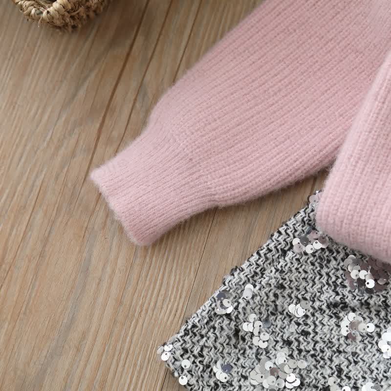 Schleife mit Stricken und Strickjacke für Kleinkind - image 7