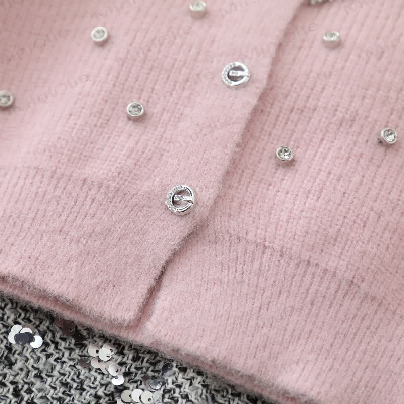 Schleife mit Stricken und Strickjacke für Kleinkind - image 11