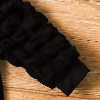 Baby Mädchen Bodysuit mit Puffärmeln und Hose mit Schleife - image 7