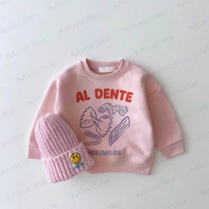 AL DENTE PASTA LOVERS CLUB Baby Mädchen Rosa Sweatshirt - Rosa - 2-3J - image 1
