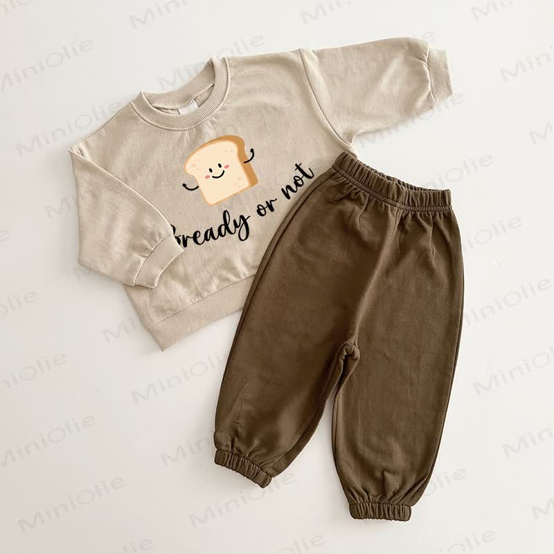 BREADY OR NOT Baby Braun Beige 2-teiliges Set - Braun Beige - 2-3J - image 1