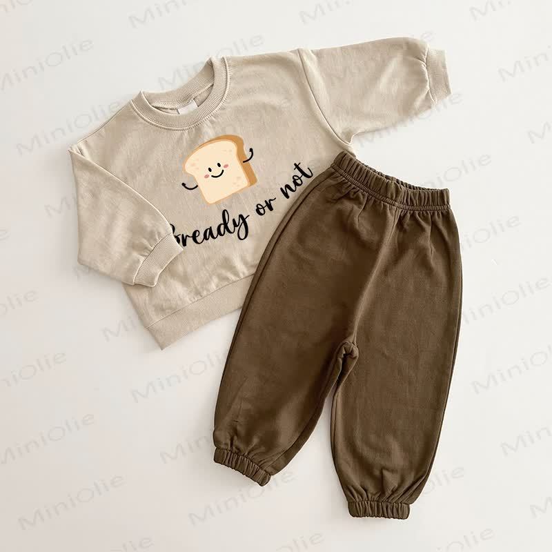 BREADY OR NOT Baby Braun Beige 2-teiliges Set - Braun Beige - 2-3J - image 1