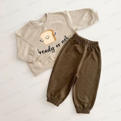 BREADY OR NOT Baby Braun Beige 2-teiliges Set - Braun Beige - 2-3J - image 1