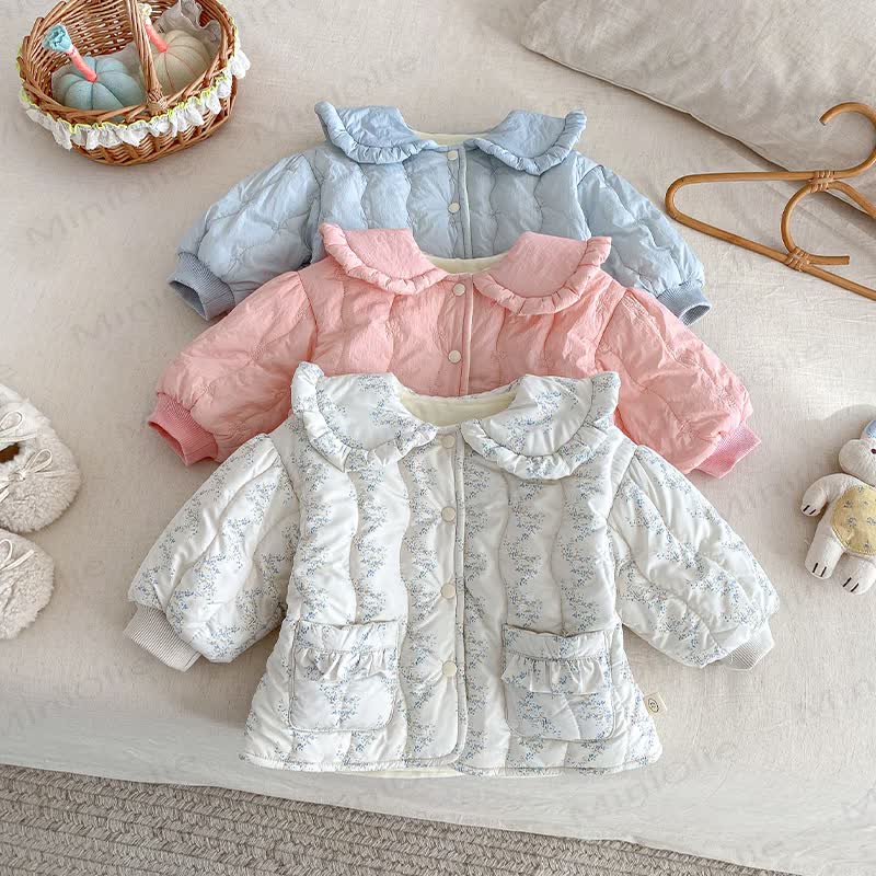 Baby und Kleinkind Vlies Oberbekleidung , Einfarbig, Gesteppt , niedlich - image 1