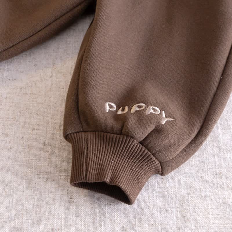 Hapi Yogurl Puppy Baby Kleinkind Junge Farbblock Vlies 2-teiliges Set - image 14