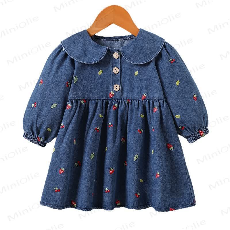 Gestickt Erdbeere für Baby und Kirsche​ - image 2